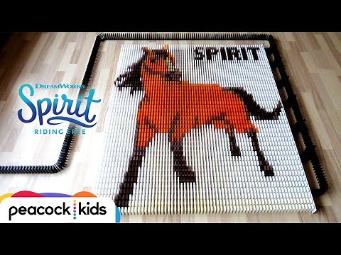 Spirit in 25,000 Dominoes | SPIRIT RIDING FREE