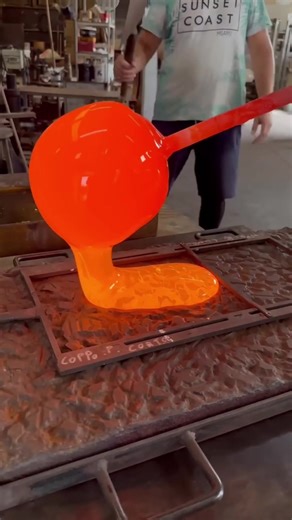 How glass it’s made #glass #satisfying #viral | how glass is made