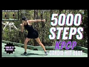 5000 STEPS KPOP CARDIO HIIT BEAT WORKOUT 🔥 BURN UP TO 500 CALORIES 🔥 High & Low Impact Split Screen