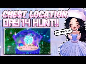 ❄️GUIDE: *LESS THAN 2 MINS* DAY 14 HUNT CHEST GUIDE!! Royale High Scavengar Hunt