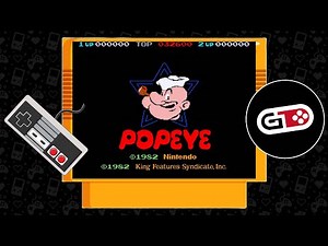 🕹️Popeye (NES / 1982) 60FPS 🥬