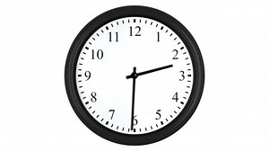 Clock timelapse animation loop