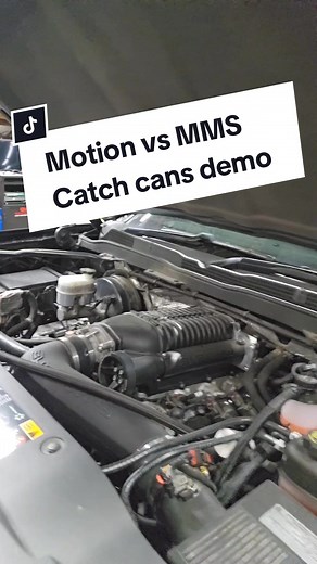 here's a little experiment I conducted to demonstrate the differences between 2 styles of catch can. one, a controlled vacuum leak & overflow tank. the other, a properly designed part of the PCV system with a sealed breather. improper routing of the breather/PCV system won't necessarily harm your engine, but it may have other unwanted effects. #Bentune #hptuners #dyno #tuning #GM #Chevrolet #mechanic #mechanicsoftiktok #Silverado #Sierra #GMC #mightymouse #motion #catch #can #install #L86 #strok