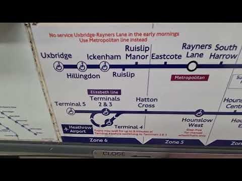 Elizabeth line Added on the Piccadilly Line Map