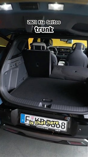 Trunk features & practicality of the 2027 Kia Seltos 📦!