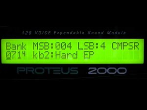 E-mu Proteus 2000 'Composer' Rom Presets Part 1