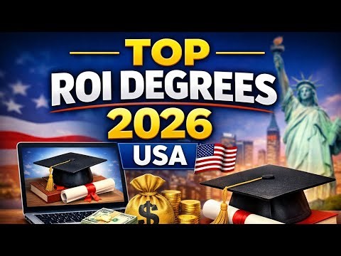 Top Online Degrees with the Highest ROI in the USA (2026) 🇺🇸 High Salary Careers