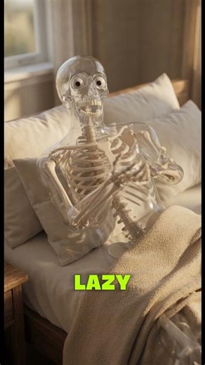 Lazy Bones Skeleton 😂 Morning Mood