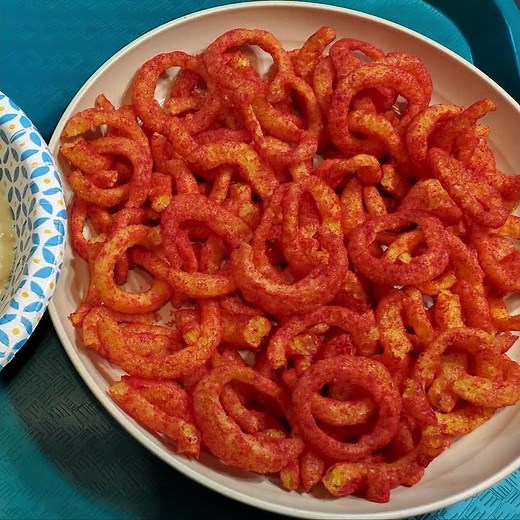 eat Flamin Hot Funyuns with Cream of Celery Soup