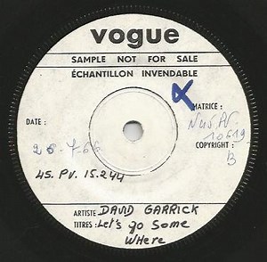 David Garrick -  Let's Go Somewhere