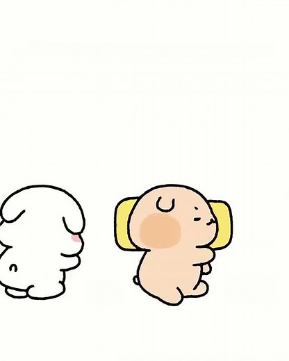 Animated Love Story Between Two Adorable Characters