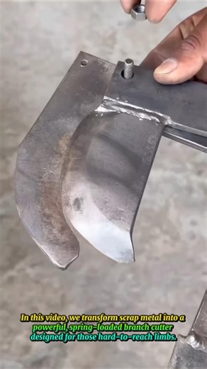 Insane DIY Welding Hack: The Ultimate Homemade Tree Lopper! 🛠️🌳#shortsfeed #shorts