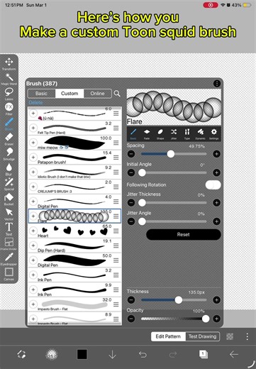 HERES HOW: to make a custom ToonSquid brush! #fyp #animation #toonsquid #art #xzybca