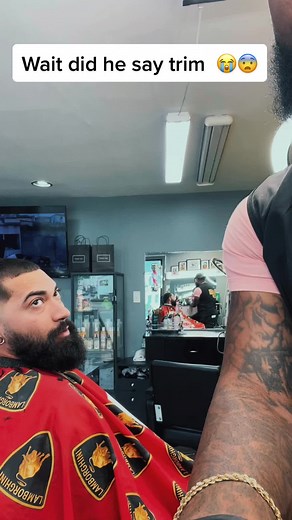 Barber Mistake: Funny Beard Trim Accident