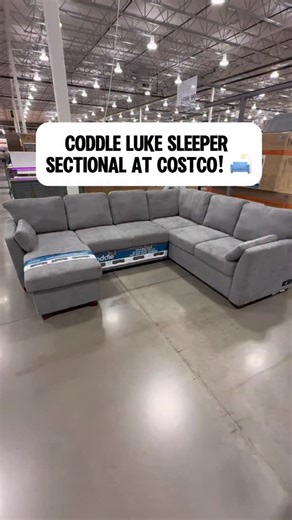 New @get_coddled Luke Sleeper Sectional at Costco with reversible storage chaise! -Pullout Feature That Converts the Luke Sectional into a Bed -Reversible Chaise with Storage -4 Power Outlets, 2 USB-A Ports & 2 USB-C Ports -Removable Back Cushions -Pocket Coil Seat Cushion Pick it up at your local warehouse or order online on Costco.com! Item #: 1861861 #costco #homedecor #costcofinds | costcoguide