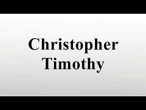 Christopher Timothy