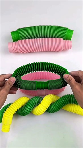 Relaxing and Brown Creating ASMR POP-TUBE #diy #satisfying #relaxing #creative #crunchy #asmr