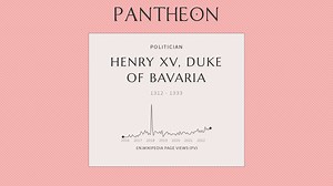 Henry XV, Duke of Bavaria Biography | Pantheon