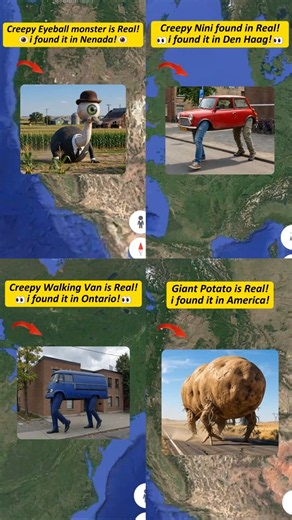 Top 4 Finds on Google Maps & Google Earth | Part 5 #shorts