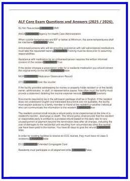 ALF Core Exam Questions and Answersn 636x882