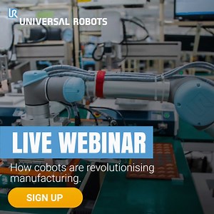 How are cobots revolutionising the manufacturing industry? Register for our webinar on 4 June 2020, 10.00 - 11.00 AM (SGT) | Universal Robots