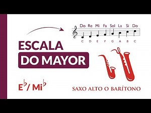 Practica 🎷 Escala DO MAYOR | Saxo Alto o Barítono | bpm 60