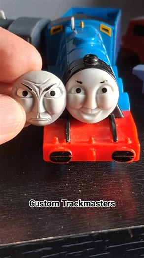 Custom Powerful Gordon Face Thomas and Friends Trackmaster