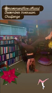 December Inversion Challenge: Super Fit Grandma Walks the Wall at Home! 🤸‍♀️✨