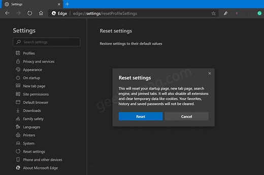 How to Reset Microsoft Edge to Defaults (Fix Faulty Settings)