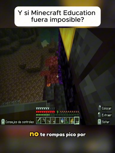 Y si Minecraft Education fuera imposible 02 #minecraft #minecrafteducation #gaming #minecraftchallenge #sandbox #gameplay #minecrafttips #Education #fuera #imposible
