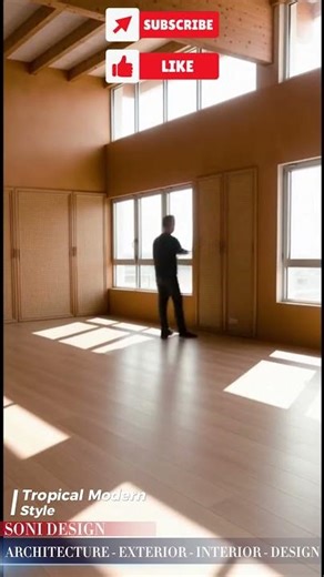 “Tropical Modern Bedroom Makeover 🌴 Fresh & Bright!”