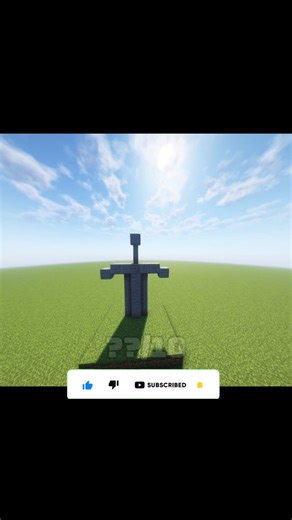 EASY SWORD BUILD #minecraft #minecraftbuilding #minecraftshorts #youtubeshorts #viralshorts #shorts