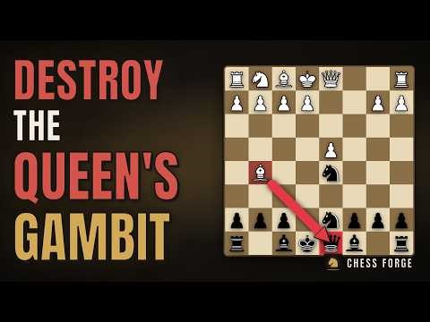 The Hidden Trap Inside The Queen's Gambit || Elephant Trap