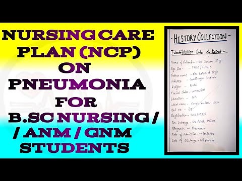 Nursing Care Plan On Pneumonia | NCP On Pneumonia | Pneumonia nursing care plan | Pneumonia