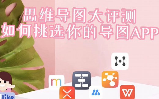 【导图】思维导图大评测--如何挑选最适合你的思维导图app/studywithme/xmind/ithoughts/mindmaster/marginnote3
