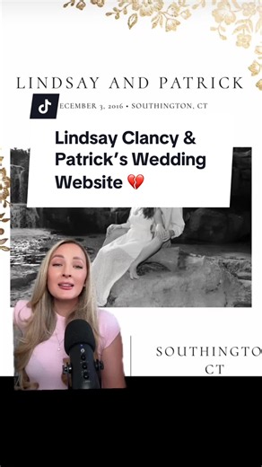 Lindsay Clancy wedding website — who were Lindsay and Patrick Clancy