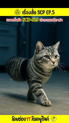 26K views · 782 reactions | EP.5 เรื่องสั้น SCP แมวครึ่งตัว SCP-529...