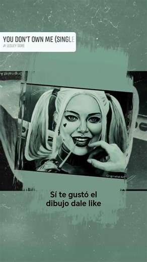 dibujo de Harley Quinn publicado en mi canal