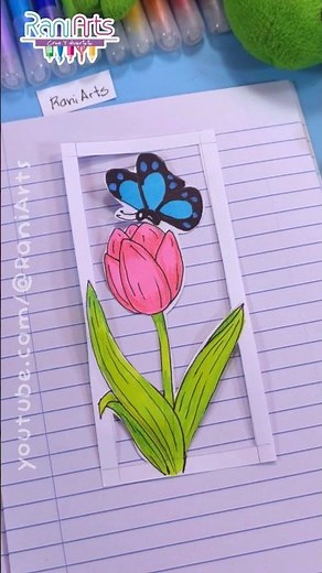 Separador de libros fácil y rápido 📚✨ #shorts #diy #manualidades