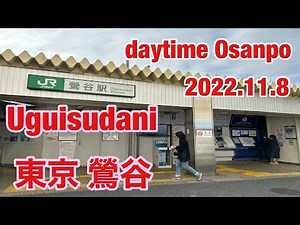 daytime Osanpo Uguisudani 東京 鶯谷 お散歩。注目【4Ｋ】