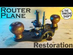 Reviving History: ANTIQUE Router Plane Restoration UNVEILED!