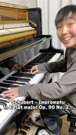 Schubert - Impromptu in E flat major Op. 90-2... シューベルト 即興曲 Op. 92-2 を弾いていたら… #schubert #impromptu