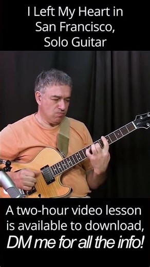 I Left My Heart in San Francisco, #tonybennett #solojazzguitar