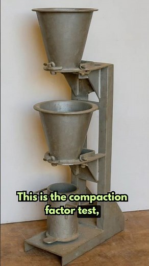 Compaction Factor Test - Concrete Workability Test #workability #concretetesting