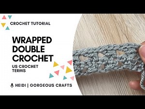 How to Crochet the Wrapped Double Crochet Stitch - Easy Lacy Crochet Stitch for Beginners