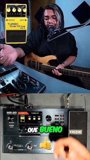 🔥 The Turbo Overdrive 🔥 Pedal assigned to the NuX MG30 ✅ #rafaguarneros #nuxmg30 #gear #nux
