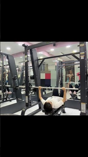 Smith Machine Chest Press for Beginners- Build Chest Safely #smithmachine #chestworkout #gymroutine