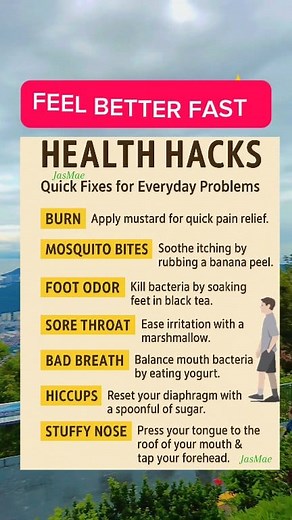 65K views · 198 reactions | Practical, low-effort remedies for common problems. Keep this handy simple steps, immediate comfort. #EverydayWellness #SelfCareTips #SimpleRemedies | Jas Mae | Facebook