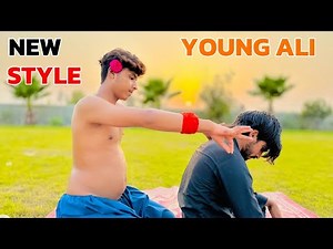 ASMR YOUNG ALI NEW TRICK HEAD & BACK RELAXING MASSAGE | INSTANT SLEEP THERAPY #asmr #youngali