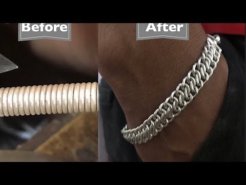 3 tricks to link jump rings in this bracelet
